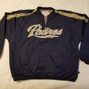 San Diego Padres MLB baseball half zip jacket